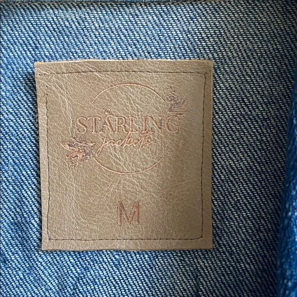 Starling Jackets Reworked Embroidered Denim Jacket - Picture 2 of 14